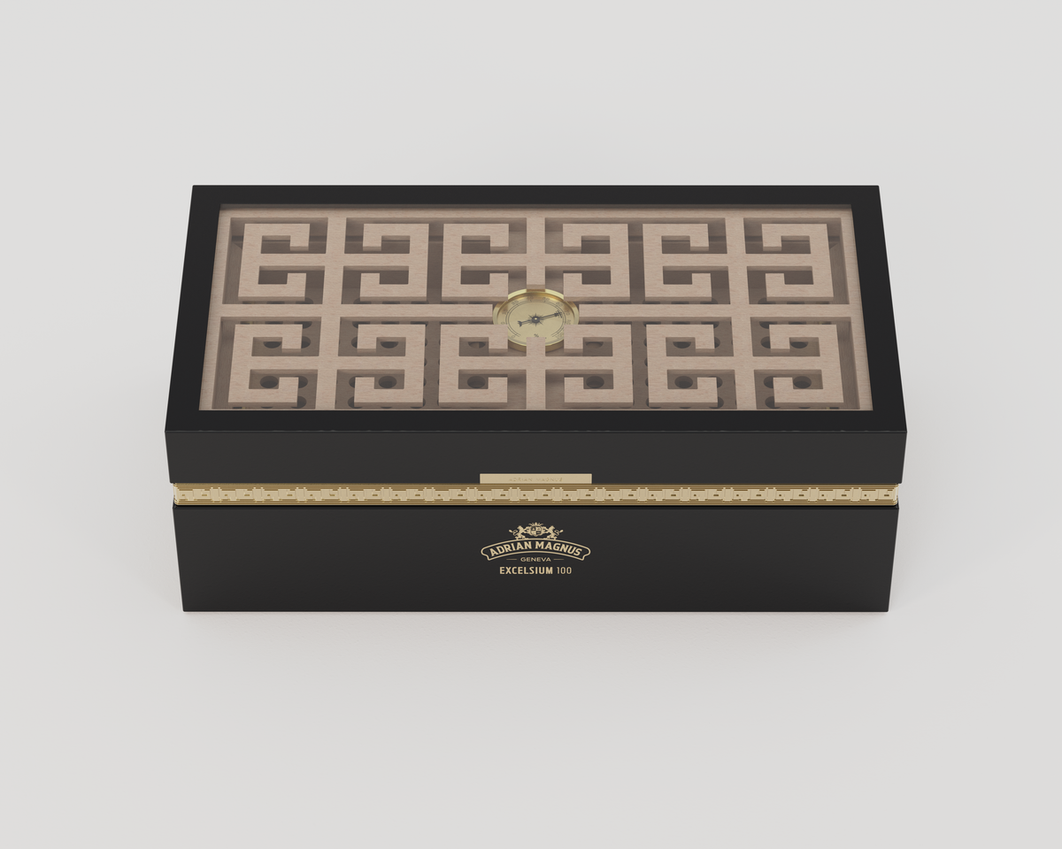 Adrian Magnus Excelsium 100 Humidor Black/Black