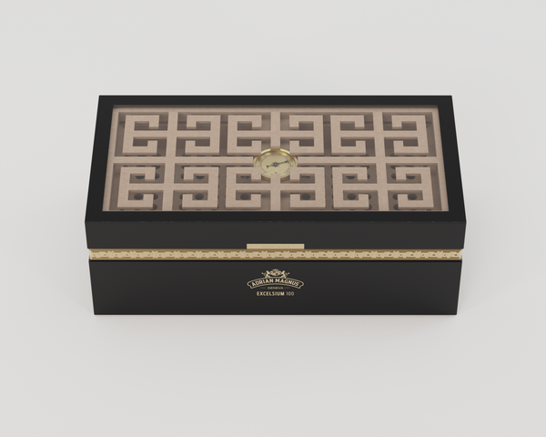 Adrian Magnus Excelsium 100 Humidor Black/Black