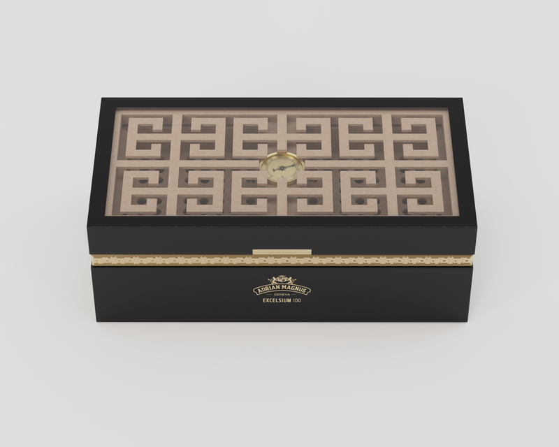 Adrian Magnus Excelsium 100 Humidor Black/Black