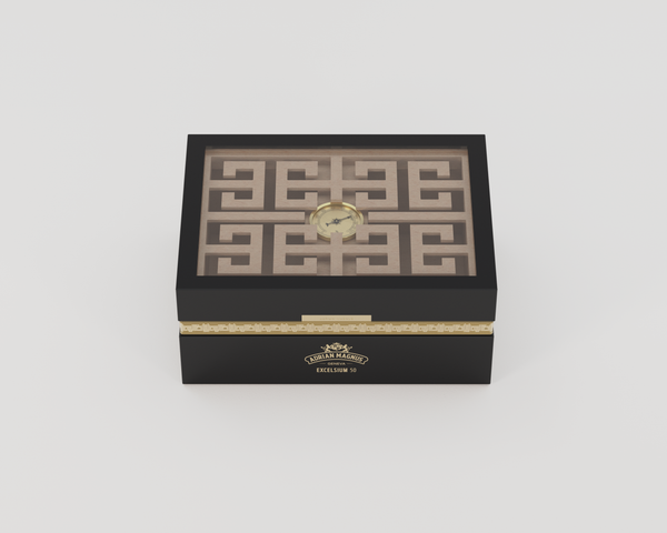 Adrian Magnus Excelsium 50 Humidor Black/Black