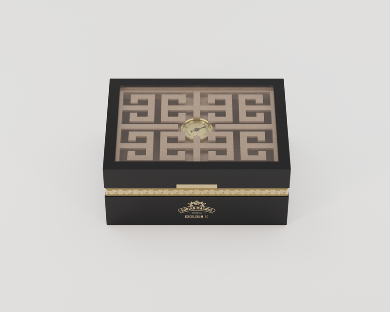 Adrian Magnus Excelsium 50 Humidor Black/Black